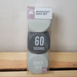 3 Pc Workout Dice Set - NEW